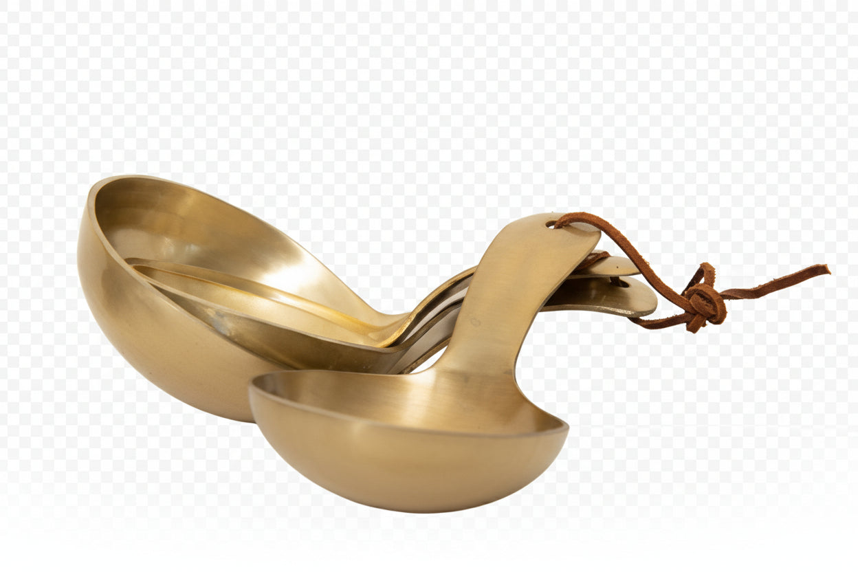 Brass Spoon Set