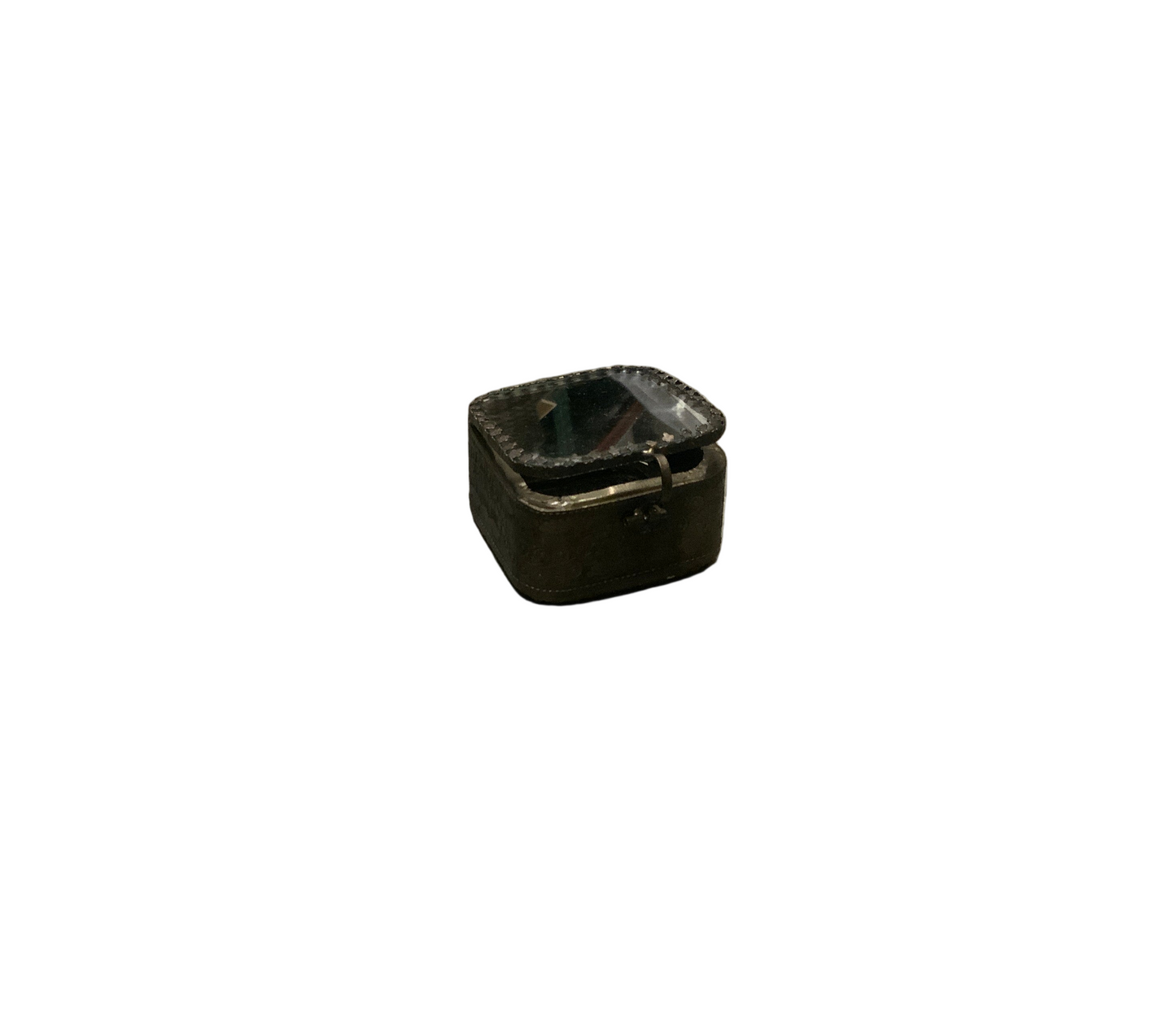 Black Metal Jewelry Jar