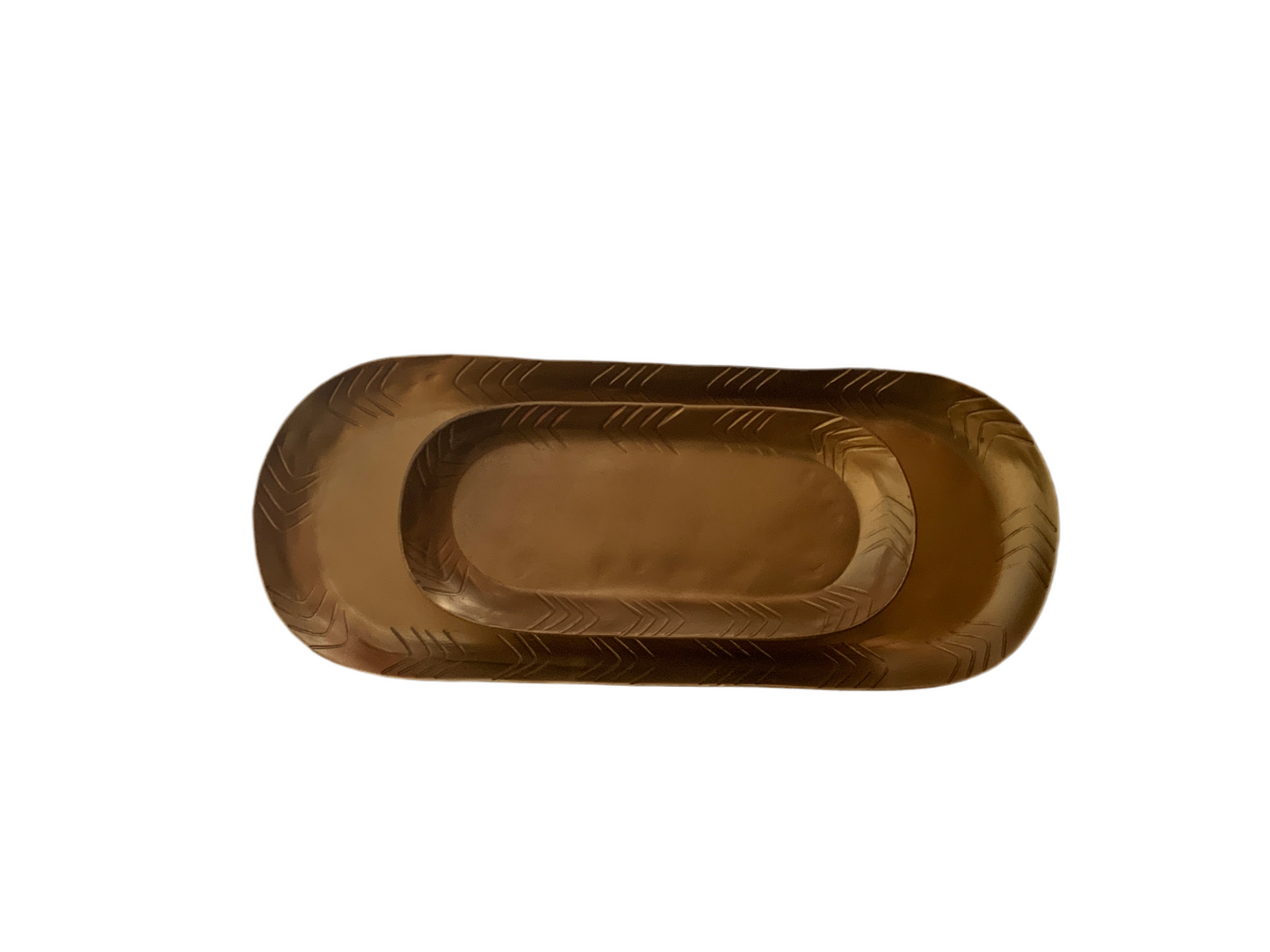 Forged Iron Oval Trays