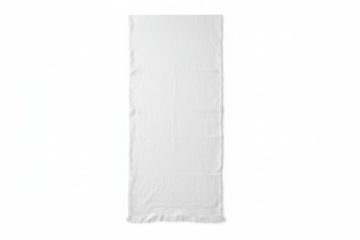 Linen Table Runner - Ivory