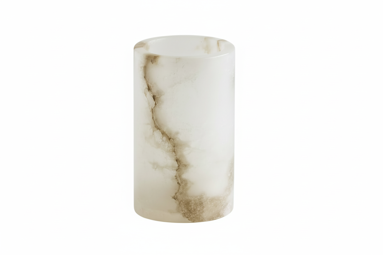 Alabaster Tea-light Holder