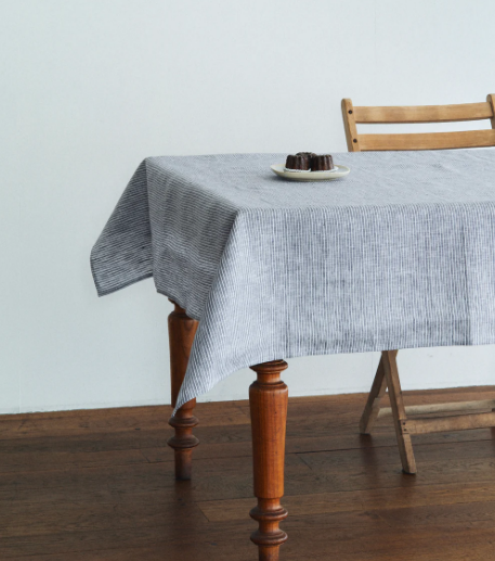 Linen Stripe Tablecloth