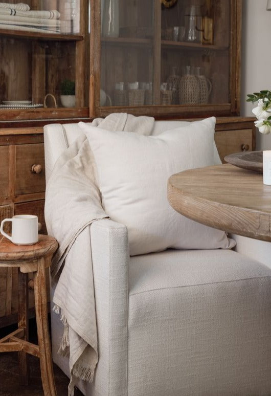 Linen Throw: Natural