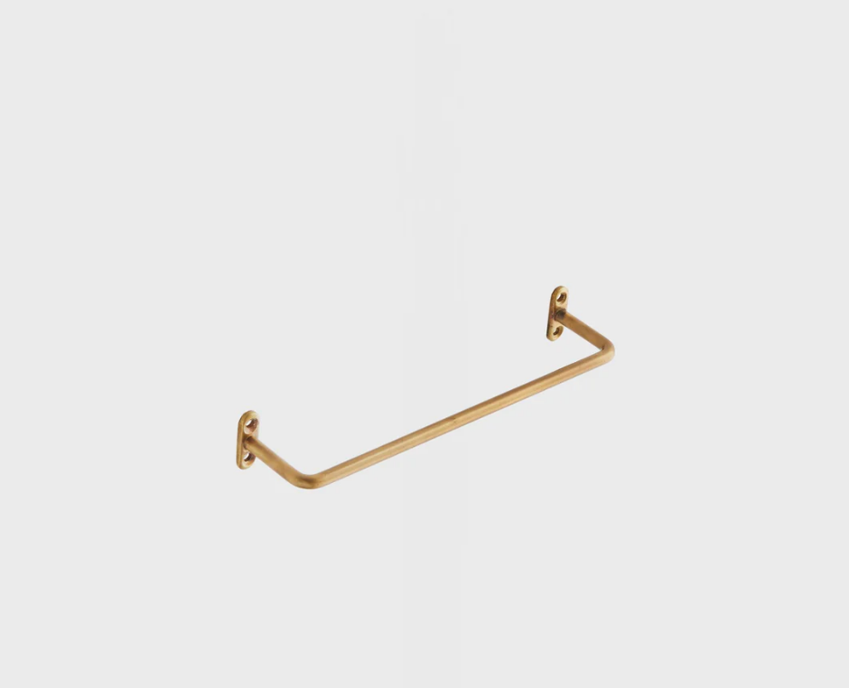 Small Brass Hand Towel Bar