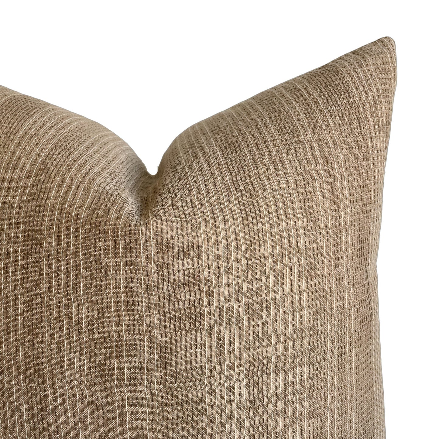 Brown Striped Pillow