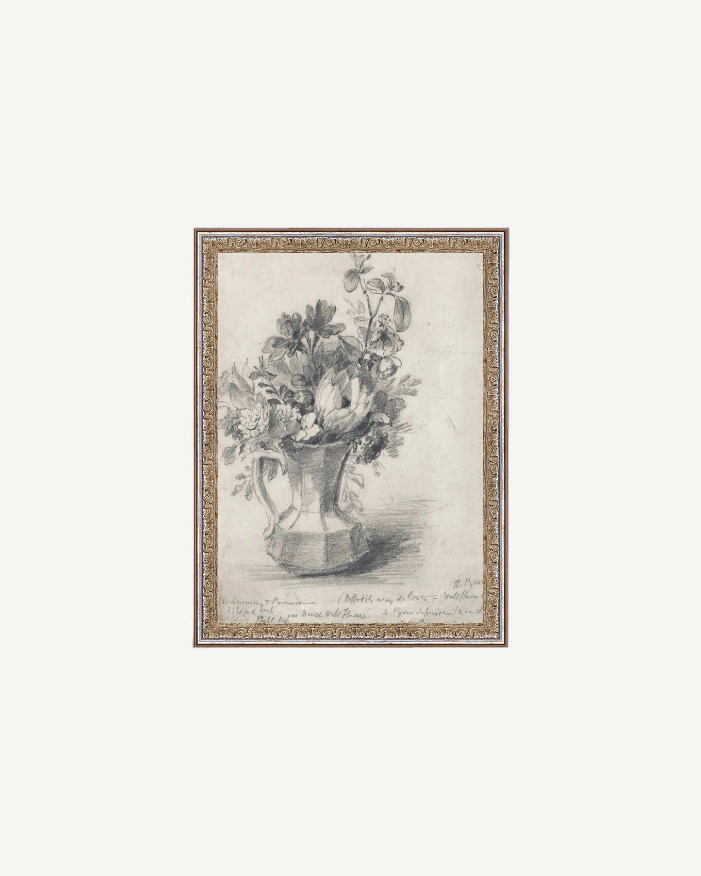 Sketch Flowers in a Pitcher