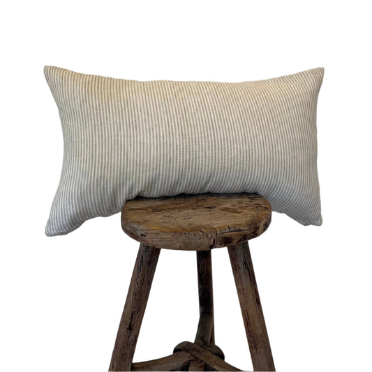 Sand Ticking Stripe Pillow