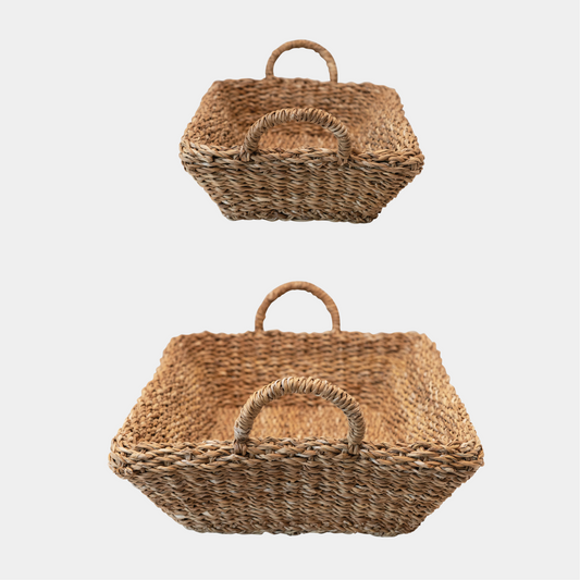 Seagrass Tray with Handles