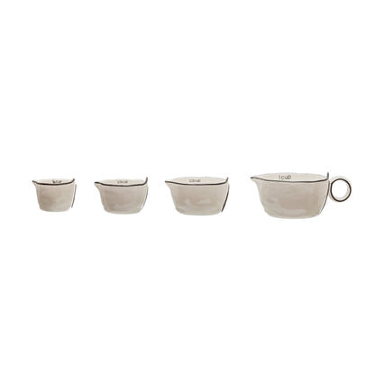 Stoneware Measuring Cups- Set of 4