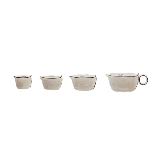 Stoneware Measuring Cups- Set of 4