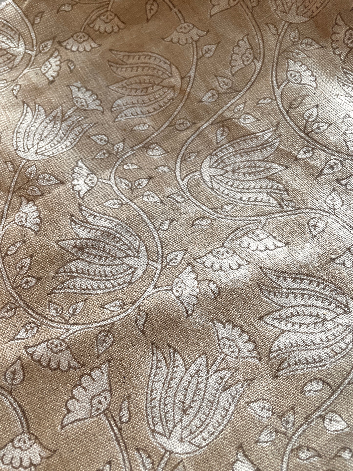 Brown Country Floral Pillow