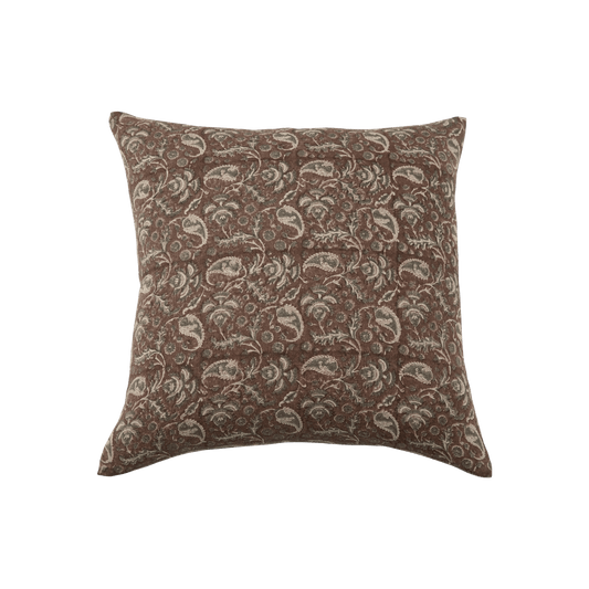 Paisley Floral Pillow 22"