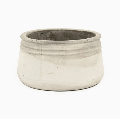 Distressed White Bowl