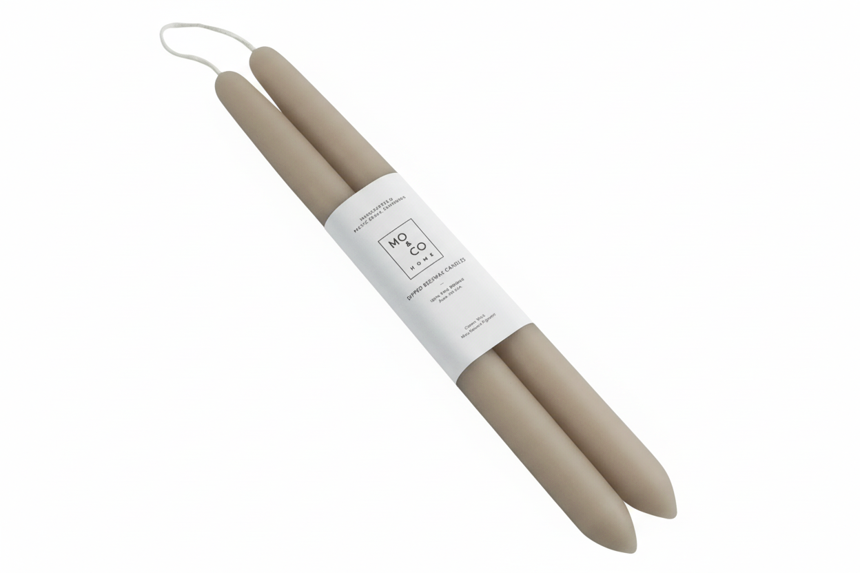 100% Beeswax Dipped Candles