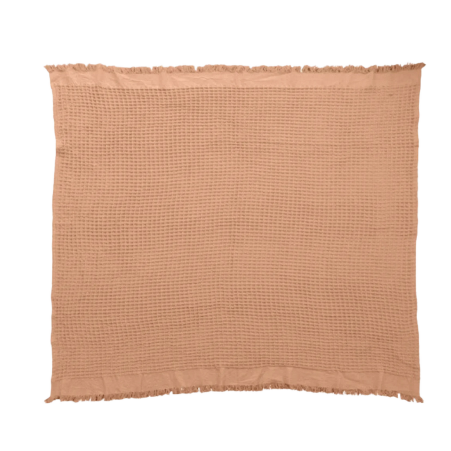 COTTON WAFFLE THROW