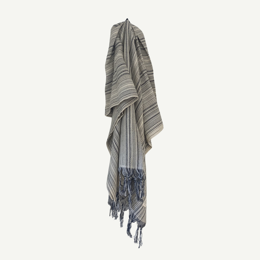 Stripe Waffle Bath Towel