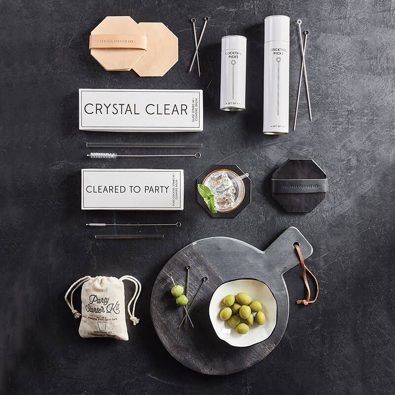 Leather Coaster Set of 4