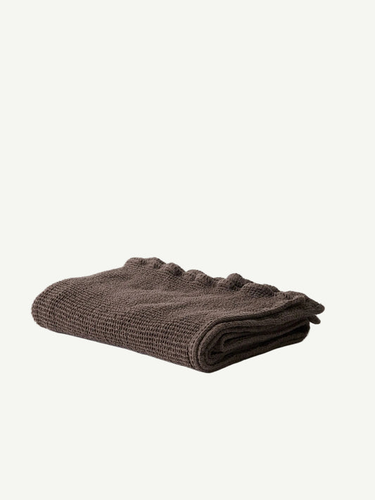 Charcoal Waffle Towel