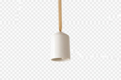 Bell Ornaments Ivory Glossed