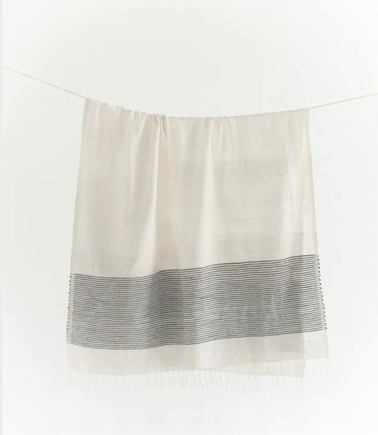 Henry Cotton Bath Towel Grey