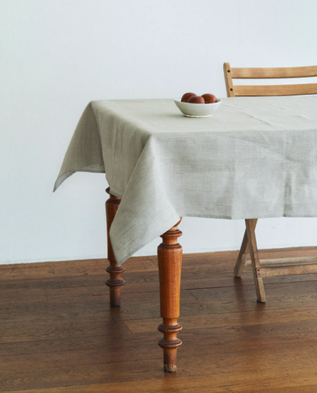 Natural Linen Tablecloth