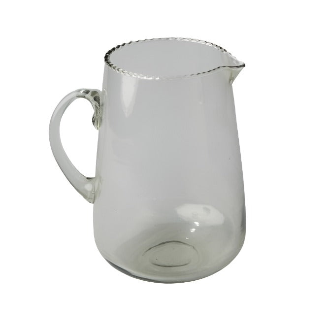 Ruffle Glass Pitcher