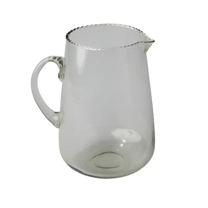 Ruffle Glass Pitcher