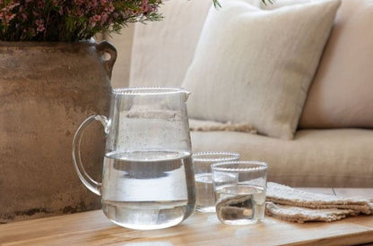 Ruffle Glass Pitcher